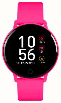Reflex Active Multifunktions-Smartwatch der Serie 09 (42 mm), digitales Zifferblatt / pinkfarbenes Silikon RA09-2114
