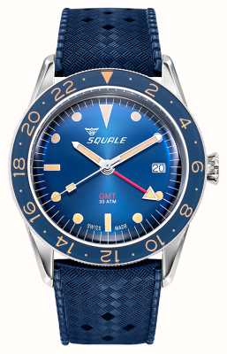 Squale Sub-39 gmt automatisches vintage blaues tropisches Armband SUB39GMTB.HTB