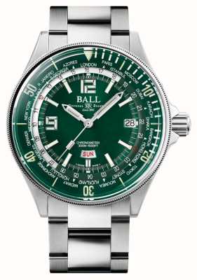 Ball Watch Company Engineer Master II Diver Worldtime (42mm) grünes Zifferblatt Edelstahl DG2232A-SC-GR