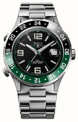 Ball Watch Company Roadmaster Pilot GMT Limited Edition grün/schwarz schwarze Lünette DG3038A-S3C-BK