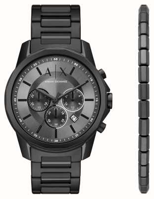 Armani Exchange Geschenkset Für Herren | Goldenes Zifferblatt | Goldenes  AX7144SET - First Class Watches™ DEU