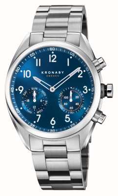 Kronaby Hybrid-Smartwatch für Herren aus Edelstahl mit Stahlarmband S3762/1
