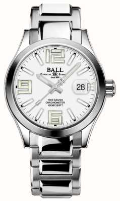 Ball Watch Company Legende des Ingenieurs III | 40mm | weißes Zifferblatt | Edelstahlarmband NM9016C-S7C-WH
