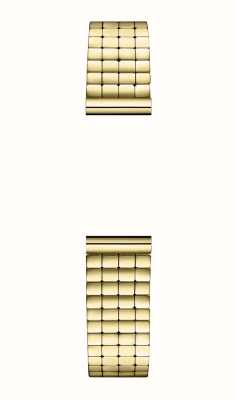 Herbelin Antarès austauschbares Uhrenarmband – Würfelglieder aus goldenem PVD-Stahl – nur Armband BRAC17444P
