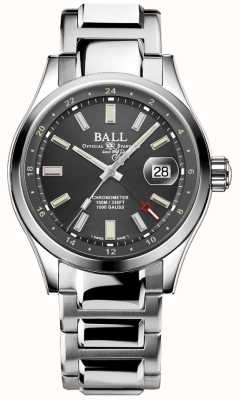 Ball Watch Company Engineer iii Endurance 1917 gmt | limitierte Auflage | graues Zifferblatt | Edelstahlarmband | Regenbogen GM9100C-S2C-GYR