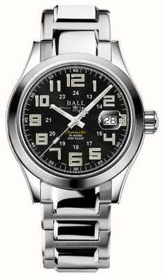 Ball Watch Company Ingenieur m Pionier | 40mm | limitierte Auflage | schwarzes Zifferblatt | Edelstahlarmband NM9032C-S2C-BK1