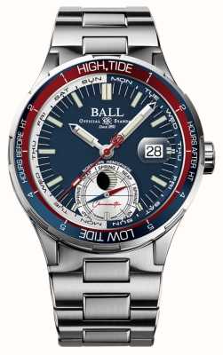 Ball Watch Company Roadmaster Ozeanforscher | 41mm | limitierte Auflage | blaues Zifferblatt | Edelstahlarmband DM3120C-SCJ-BE