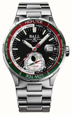 Ball Watch Company Roadmaster Ozeanforscher | 41mm | limitierte Auflage | schwarzes Zifferblatt | Edelstahlarmband DM3120C-S1CJ-BK