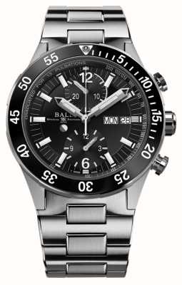 Ball Watch Company Roadmaster Rettungschronograph | 41mm | limitierte Auflage | schwarzes Zifferblatt | Edelstahlarmband DC3030C-S-BK