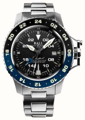 Ball Watch Company Ingenieur-Kohlenwasserstoff-Aerogmt-Schlittenfahrer (42 mm) Edelstahlarmband DG2018C-S17C-BK
