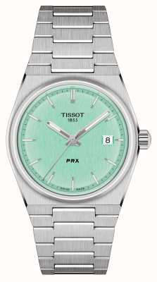 Tissot Prx-Quarz (35 mm), mintgrünes Zifferblatt / Edelstahl T1372101109100