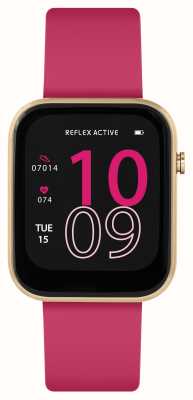Reflex Active Multifunktions-Smartwatch der Serie 12 (38 mm), digitales Zifferblatt / pinkfarbenes Silikon RA12-2152