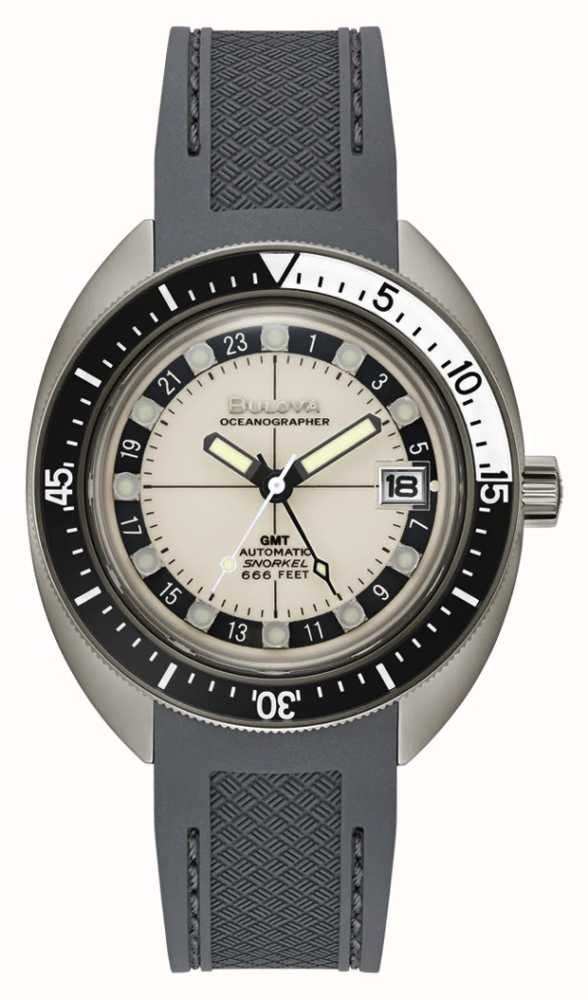 Devil GMT Diver Mm), Oceanographer (41 Watches™ Class Automatik Weißes First Bulova - Leuchtendes 98B407 DEU