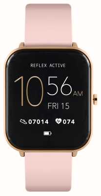 Reflex Active Multifunktions-Smartwatch der Serie 15 (36 mm), digitales Zifferblatt / rosafarbenes Silikon RA15-2148