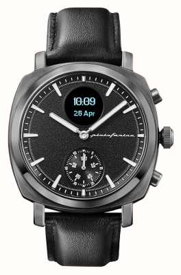 Pininfarina by Globics Senso Hybrid-Smartwatch (44 mm) Schiefergrau / italienisches Leder PMH01A-04