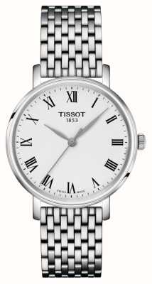 Tissot Everytime-Damenuhr (34 mm) mit silbernem Zifferblatt und Edelstahlarmband T1432101103300
