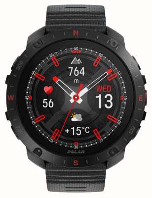 Polar Grit x2 pro Premium GPS Smart-Sportuhr schwarz (S-L) 900110283