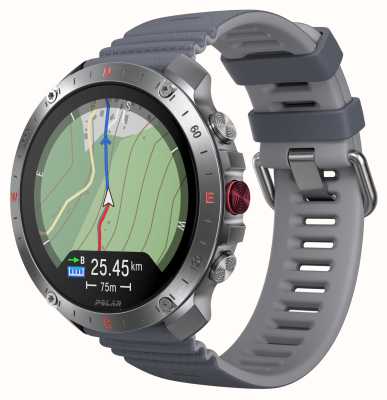 Polar Grit X2 Pro Premium GPS Smart-Sportuhr Steingrau (S-L) 900110287