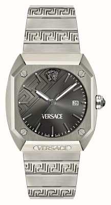Versace Antares (41,5 mm) graues Zifferblatt / Titanarmband VE8F00524