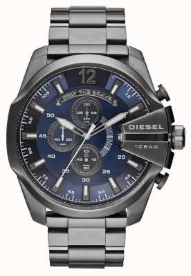 Diesel Mega Chief Chronograph blaues Zifferblatt DZ4329