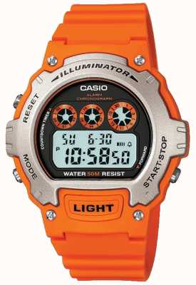 Casio Sportalarm Unisex Illuminator Chronograph W-214H-4AVEF