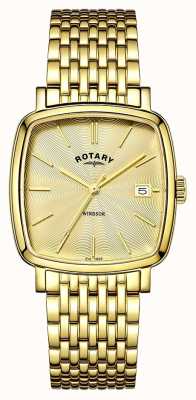 Rotary Herren Windsor Gold vergoldet GB05308/03