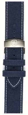 Elliot Brown Nur 22-mm-Faltarmband aus gewaschenem blauem Canvas für Herren STR-C01