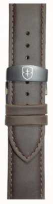 Elliot Brown Nur 22-mm-Faltarmband aus braunem Leder für Herren STR-L07
