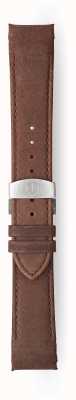 Elliot Brown Nur 22-mm-Faltarmband aus braunem Leder für Herren STR-L12