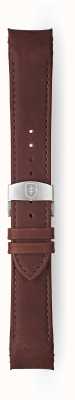 Elliot Brown Nur 22-mm-Faltarmband aus dunkelbraunem Leder für Herren STR-L14