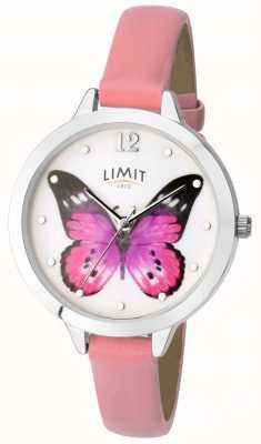 Limitierte Damenuhr rosa Schmetterling 6278.73