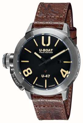 U-Boat Classico 47 as1 Automatik braunes Lederband 8105
