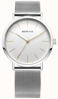 Bering Klassische Kollektion Uhr mit Netzband und Scratch Resista 13436-001