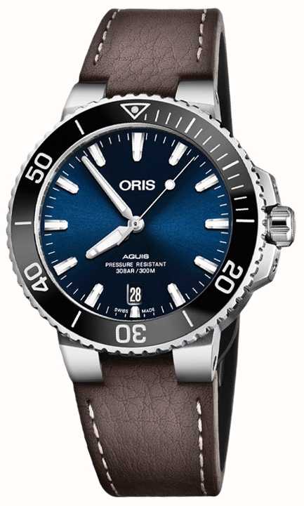 ORIS Aquis Date Automatik 39 5 Mm Blaues Zifferblatt 01 733