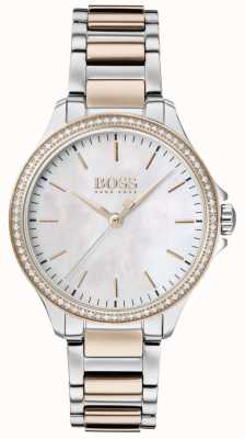 BOSS | Diamanten für sie | zweifarbiges Armband | Perlmutt 1502524