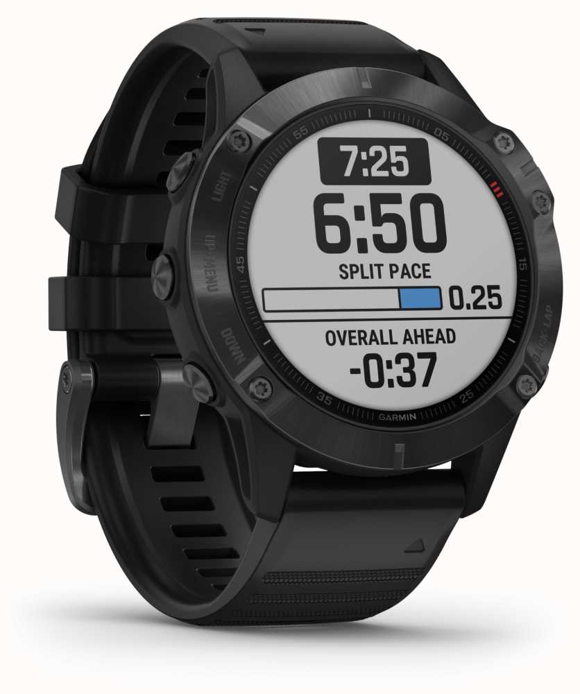 Garmin Fenix 6 Pro Gorilla Glas | Multisport-Smartwatch | Schwarzes 010 ...