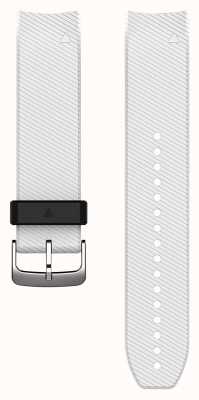 Garmin Nur Quickfit 22 Uhrarmband, weißes Silikon 010-12500-04