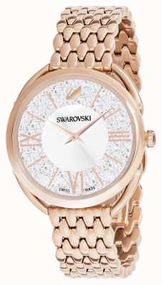 Swarovski | kristalliner Glamour | rosévergoldetes Armband | silbernes Zifferblatt 5452465