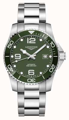 LONGINES Hydroconquest 41mm Automatik | grünes Zifferblatt | rostfreier Stahl L37814066
