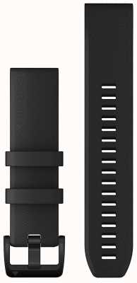 Garmin Quickfit 22 Armband nur schwarz mit schwarzem Edelstahl 010-12901-00