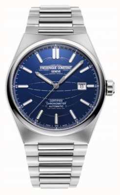 Frederique Constant Highlife automatischer COSC-zertifizierter Chronometer (41 mm), blaues Zifferblatt / Edelstahl FC-303N4NH6B