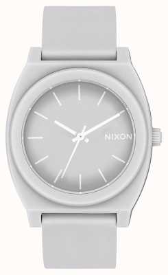 Nixon Zeitzähler p | mattes kühles Grau | graues Silikonarmband | graues Zifferblatt A119-3012-00