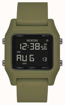 Nixon Heften | oliv | digital | olivgrünes Silikonband A1309-333-00