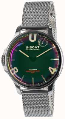 U-Boat Dunkelmond 38mm schwarz ss Metallarmband 8471/MT