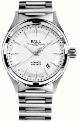 Ball Watch Company Feuerwehrsieg | Stahlarmband | weißes Zifferblatt | 40mm NM2098C-S4J-SL