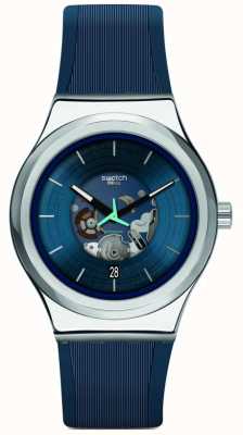 Swatch Blaue Blurang-Automatikuhr für Herren YIS430