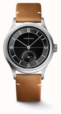 LONGINES Heritage klassisches braunes Lederband L28284532