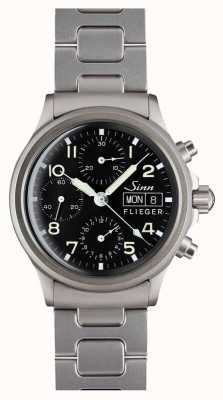 Sinn 356 Pilot traditionelles Chronograph (deutsches Datum) Armband 356.020 TWO LINK BRACELET