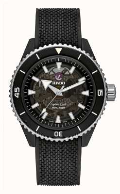 RADO Kapitän kocht schwarzen High-Tech-Keramikgummi R32127156