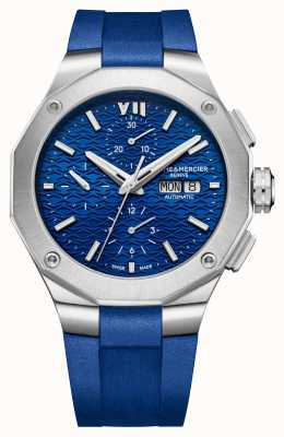 Baume & Mercier Riviera Automatik Chronograph blaues Zifferblatt M0A10623